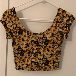 Floral crop top